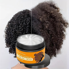 Black Castor Oil Curl Cream - Moisturizes & Defines Curls for All Hair Types