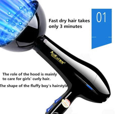 LAAOVE 2200W Negative Ion Hair Dryer with 3-Speed Settings and Cold Air Function