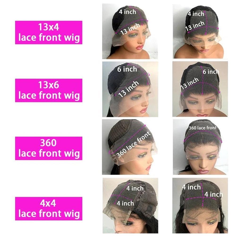 S.SILAN 100% Remy Brazilian Hair Full Lace Wig – Long Straight, 360, 4x4, 13x4 & 13x6 Lace Options