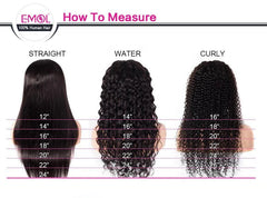 EMOL Kinky Straight U Part Wig - 100% Brazilian Remy Hair, No Leave Out, 180% Density