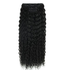 Clip-in Curly Hair Extensions – 100% Heat Resistant Fiber for Daily & Special Occasion Use