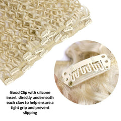 Clip-in Curly Hair Extensions – 100% Heat Resistant Fiber for Daily & Special Occasion Use