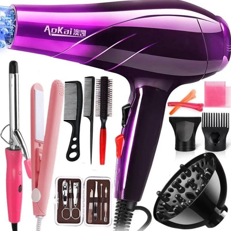 LAAOVE 2200W Negative Ion Hair Dryer with 3-Speed Settings and Cold Air Function