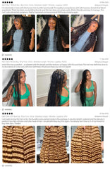 Brazilian Deep Wave Human Hair - 100% Natural with Permable Feature