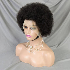 LUXA 13x4 Lace Wig -  Afro Curly Remy Brazilian Human Hair