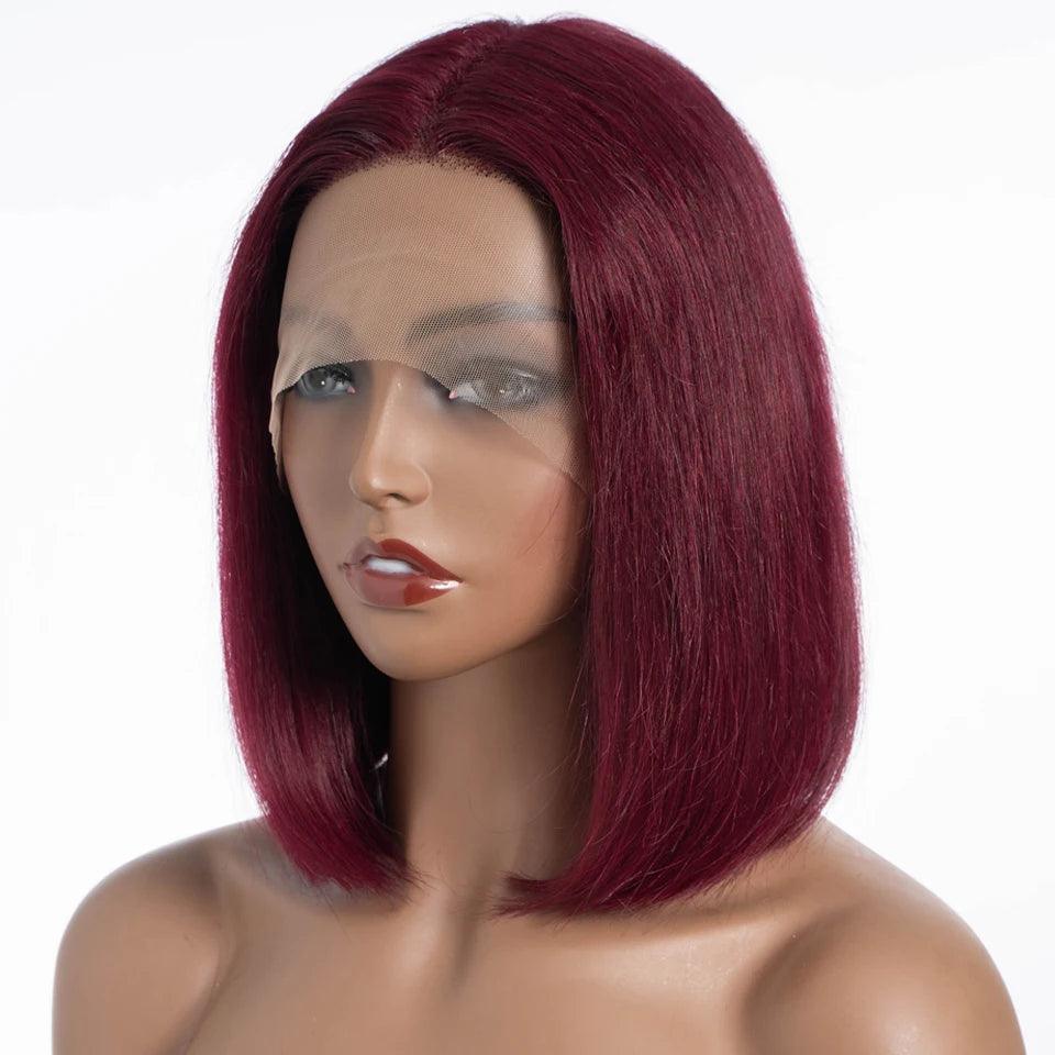 LEKKER HD Lace Straight Remy Hair Wig - Ombre & Solid Colors for Daily & Cosplay