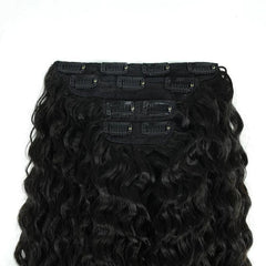 Clip-in Curly Hair Extensions – 100% Heat Resistant Fiber for Daily & Special Occasion Use