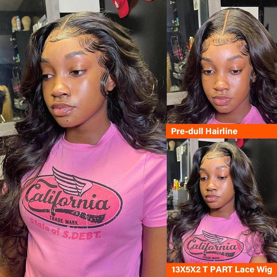 Rebecca 13x5x1 HD T-Part Lace Front Wig - 100% Remy Human Hair, Body Wave, 12-30 Inch