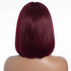 LEKKER HD Lace Straight Remy Hair Wig - Ombre & Solid Colors for Daily & Cosplay