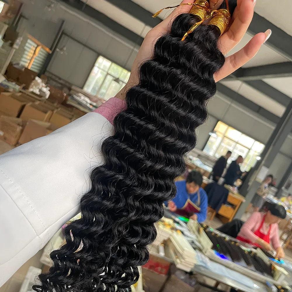 Brazilian Deep Wave Human Hair - 100% Natural with Permable Feature