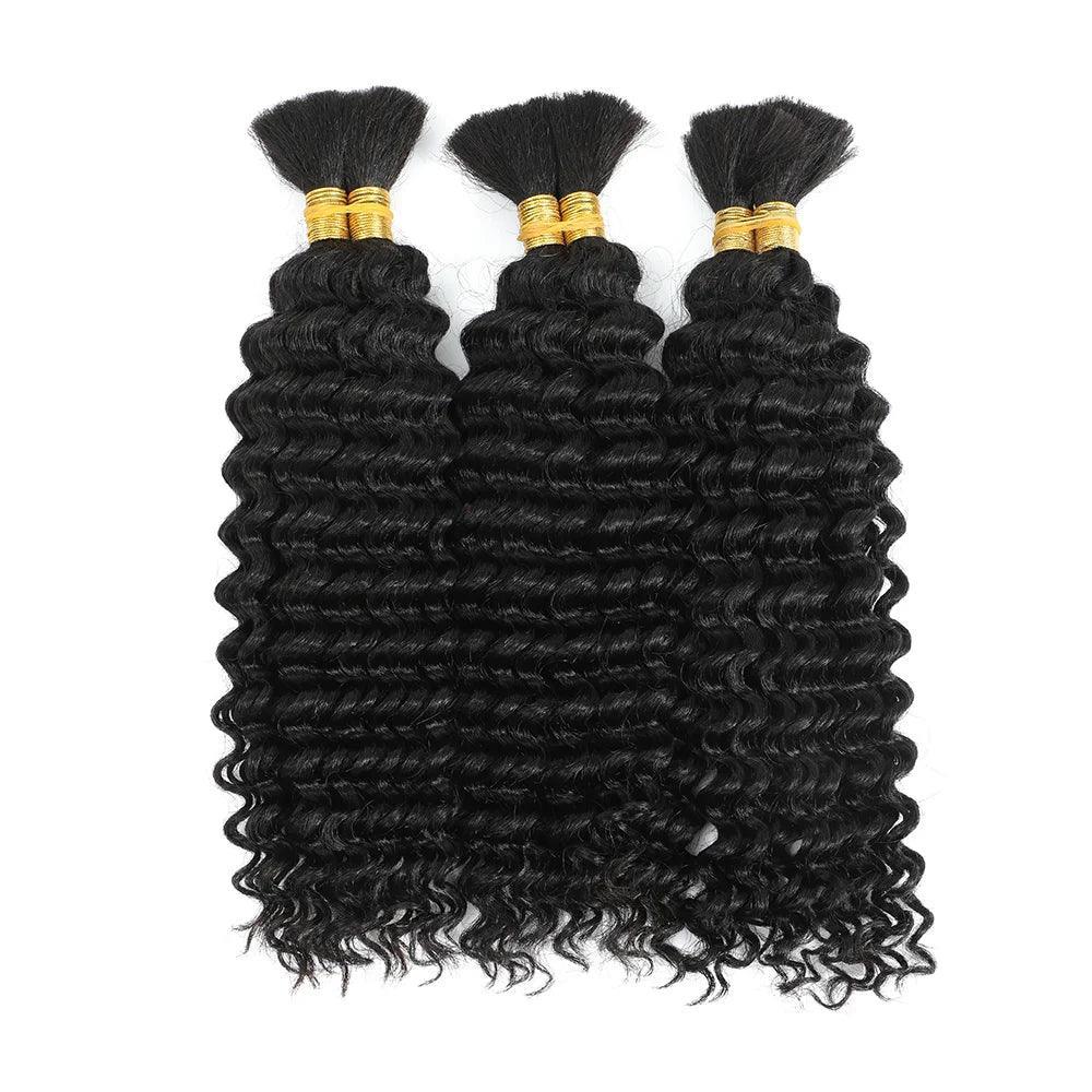 Brazilian Deep Wave Human Hair - 100% Natural with Permable Feature