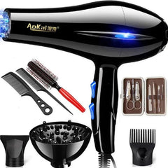 LAAOVE 2200W Negative Ion Hair Dryer with 3-Speed Settings and Cold Air Function