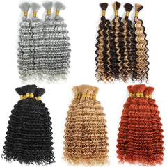 Brazilian Deep Wave Human Hair - 100% Natural with Permable Feature