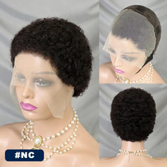 LUXA 13x4 Lace Wig -  Afro Curly Remy Brazilian Human Hair