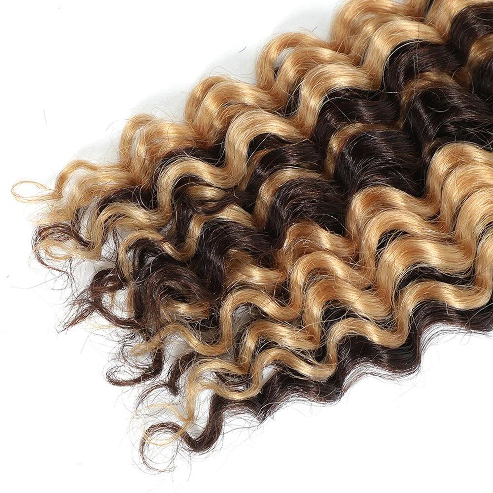 Brazilian Deep Wave Human Hair - 100% Natural with Permable Feature